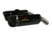 Load image into Gallery viewer, Graves Motorsports LINK R1 Cat Back Slip-on Titanium Exhaust Yamaha R1 2009-2014

